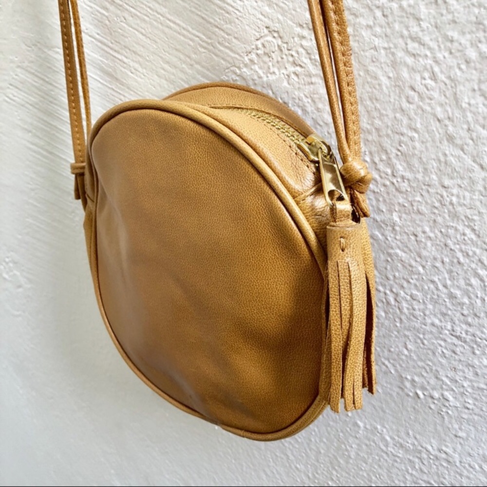 NWOT American Apparel Leather Circle Bag